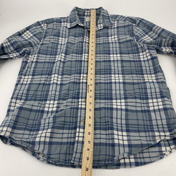 Mutual Weave Shirt Men's Large Tartan Plaid Button Up Outdoor Casual Preppy - Picture 9 of 10